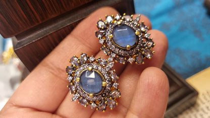 PURPLISH PLUE EARRINGS