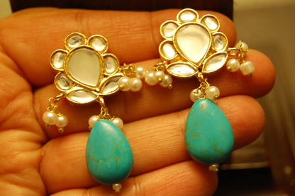 FEROZA KUNDAN EARRINGS