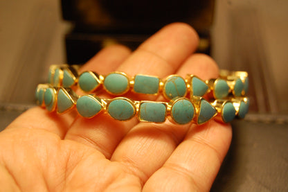 PAIR OF GORGEOUS FEROZA BANGLES