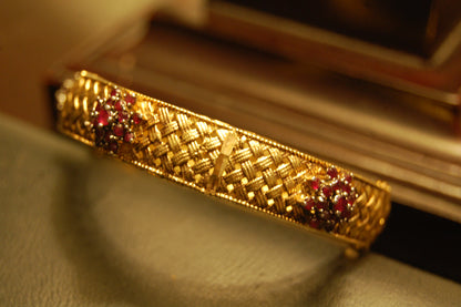 GORGEOUS KARA WITH RUBY RED FLOWERS