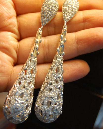 ZIRCON DROP EARRINGS