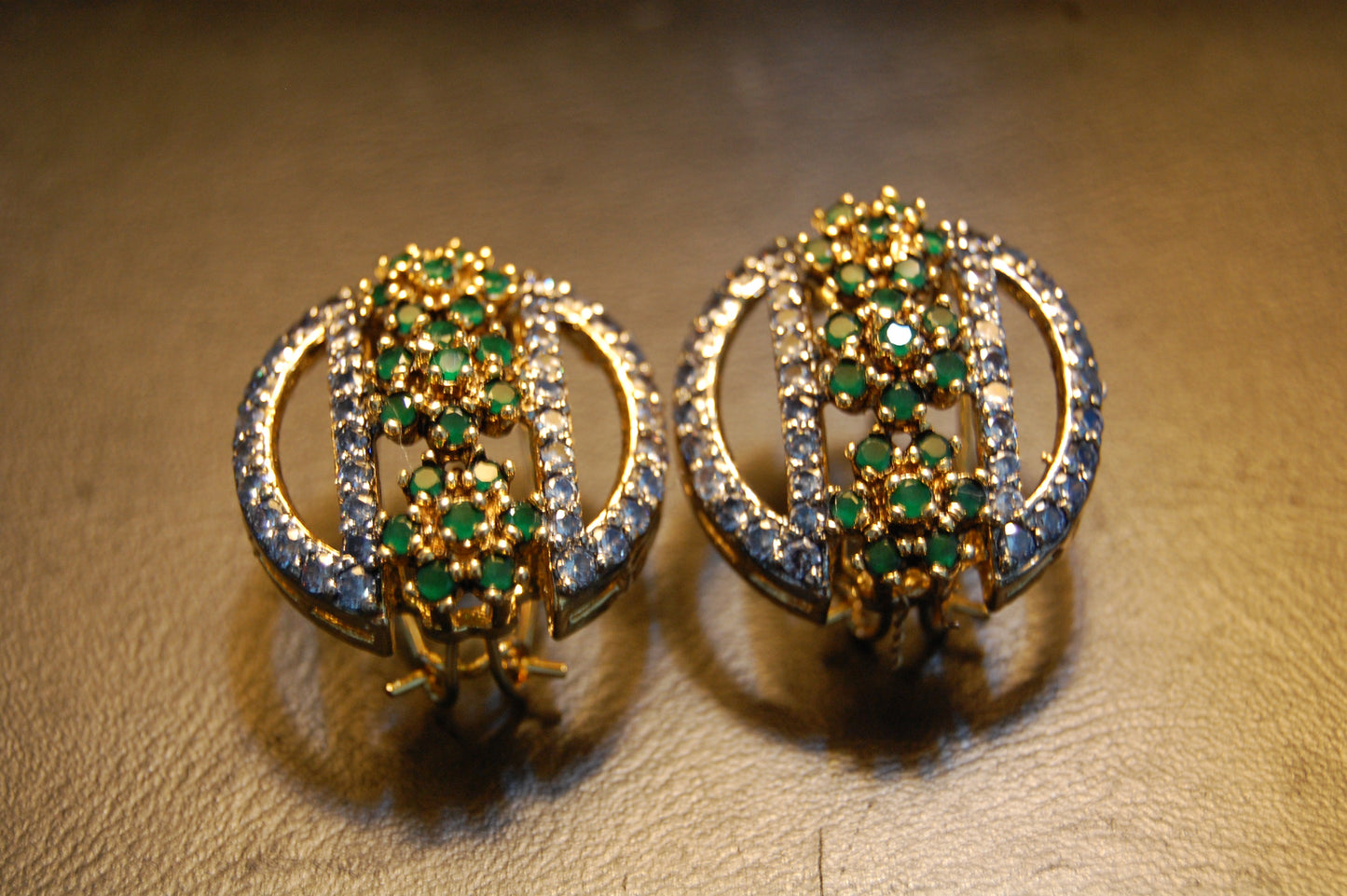 ZIRCON GREEN EARRINGS
