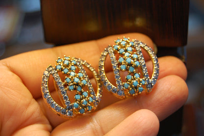 ZIRCON FEROZY EARRINGS