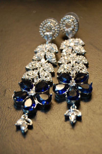 BLUE ZIRCON EARRINGS