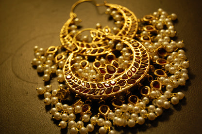 BALAS IN RED & PEARLS