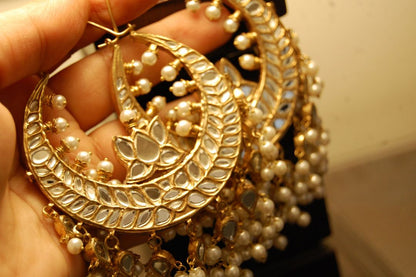 LARGE BALAS IN KUNDAN & PEARLS