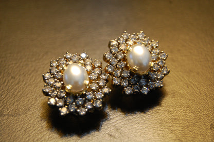 PEARL ZIRCON EARRINGS