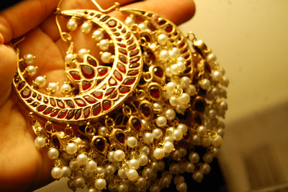 BALAS IN RED & PEARLS