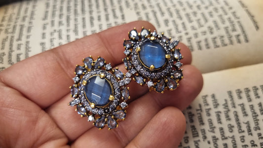 PURPLISH PLUE EARRINGS