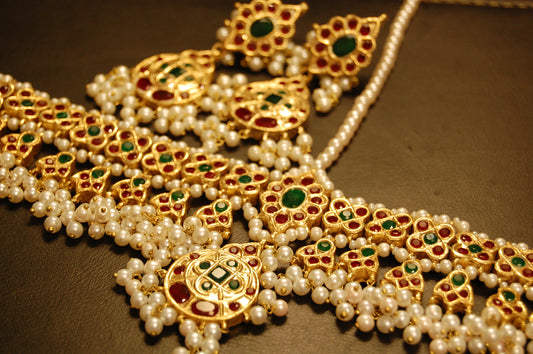HEADBAND MATHAPATTI & EARRINGS SET