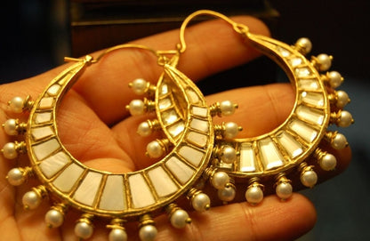 DOUBLE SIDED KUNDAN & MOTHER OF PEARL BALAS