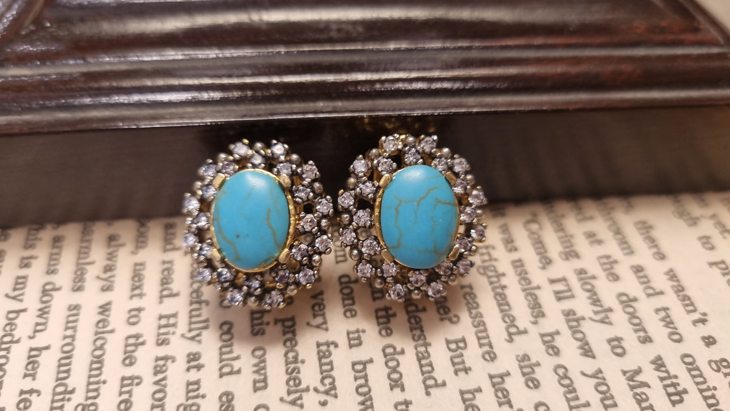 ELEGANT FEROZA EARRINGS