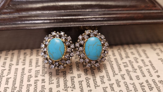 ELEGANT FEROZA EARRINGS