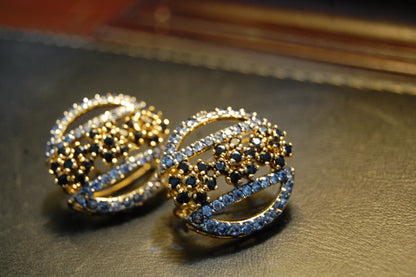 ZIRCON BLACK EARRINGS