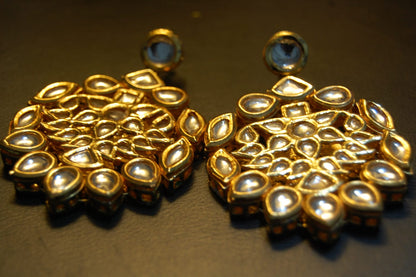 INDIAN POLKI KUNDAN EARRINGS