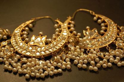 LARGE BALAS IN KUNDAN & PEARLS