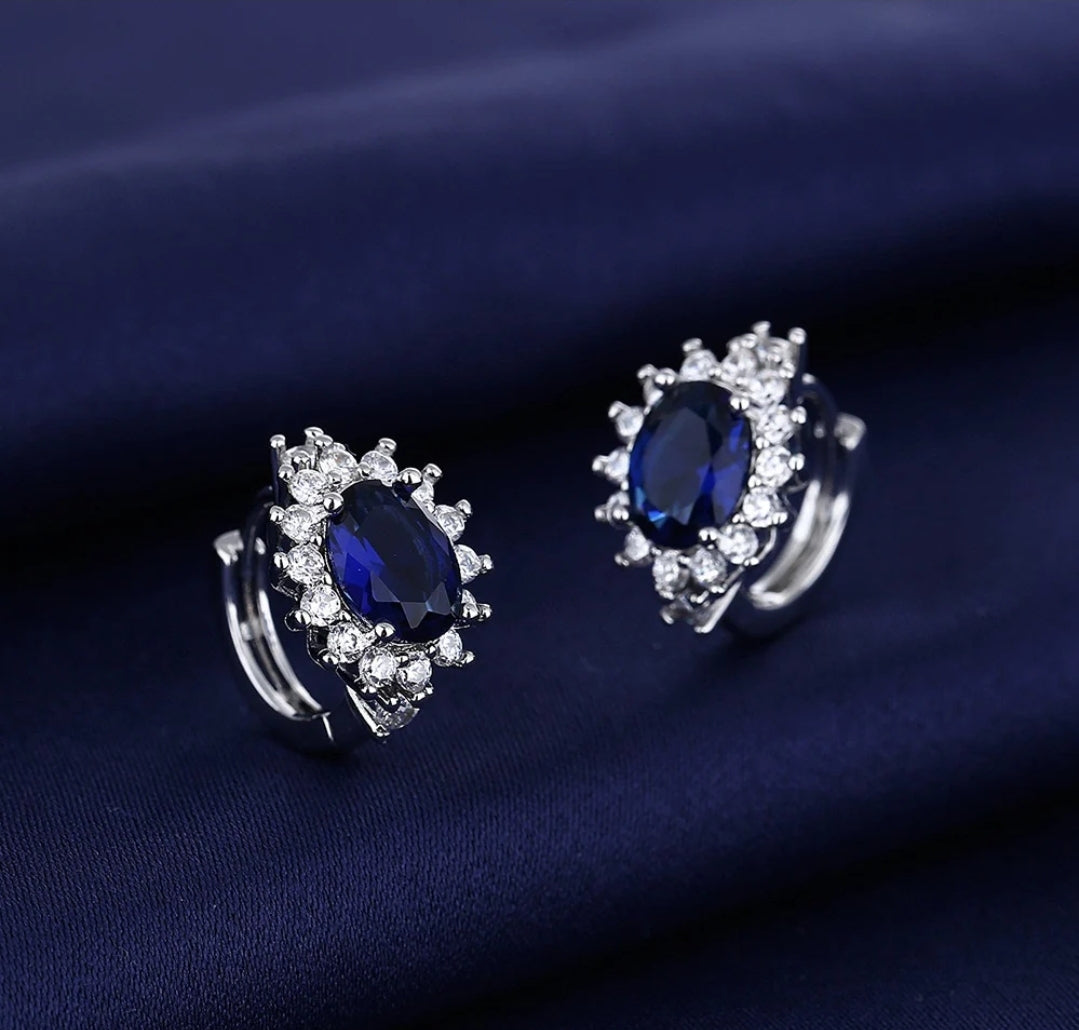 BLUE SMALL EARRINGS