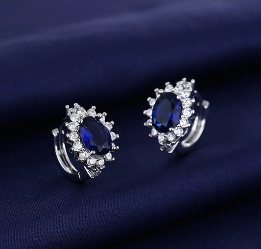 BLUE SMALL EARRINGS
