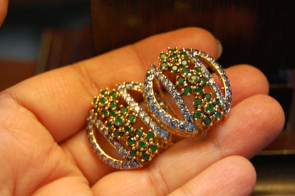 ZIRCON GREEN EARRINGS