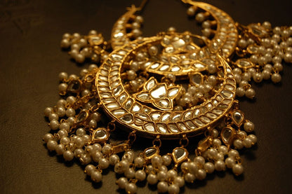LARGE BALAS IN KUNDAN & PEARLS