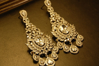 ELEGANT ZIRCON & EARRINGS