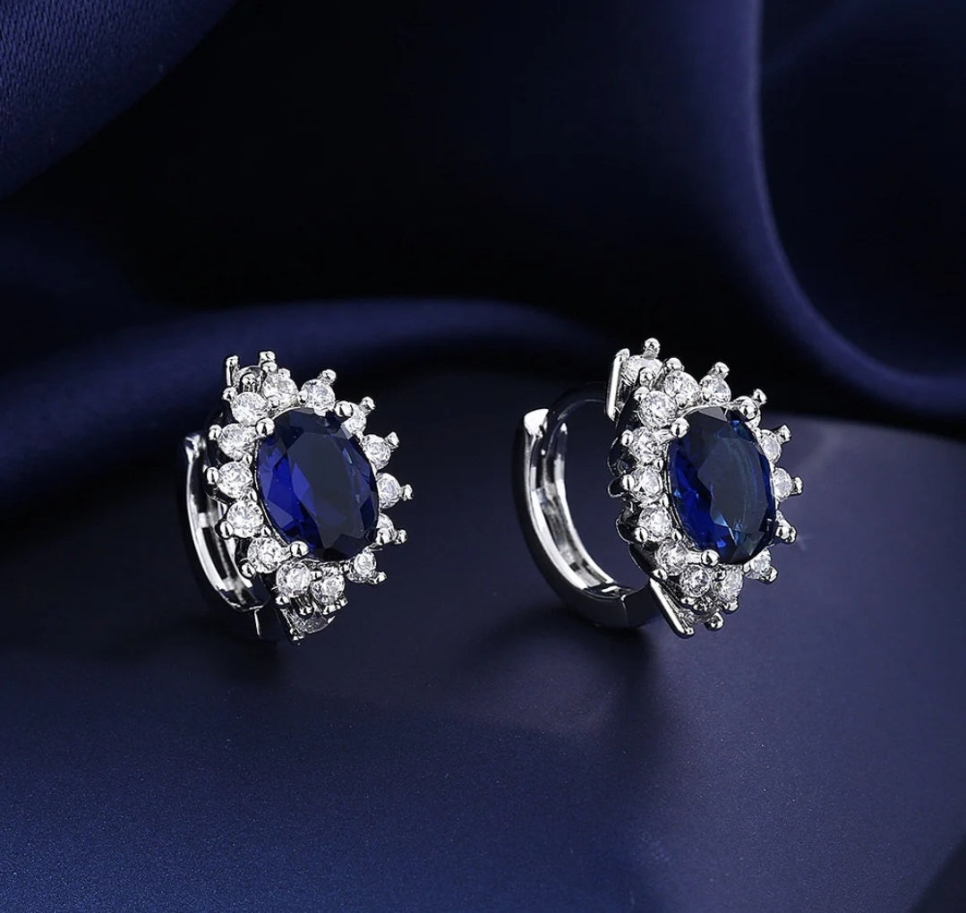 BLUE SMALL EARRINGS