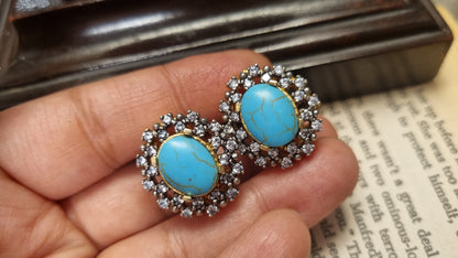 ELEGANT FEROZA EARRINGS