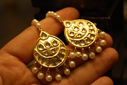 KUNDAN & PEARL EARRINGS