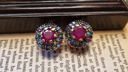 RED MULTI EARRINGS