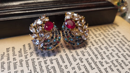 MULTI RED EARRINGS