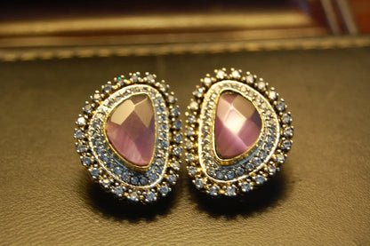 PURPLISH LILAC ZIRCON EARRINGS