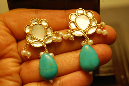 FEROZA KUNDAN EARRINGS
