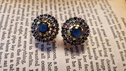 BLUE & MULTI EARRINGS