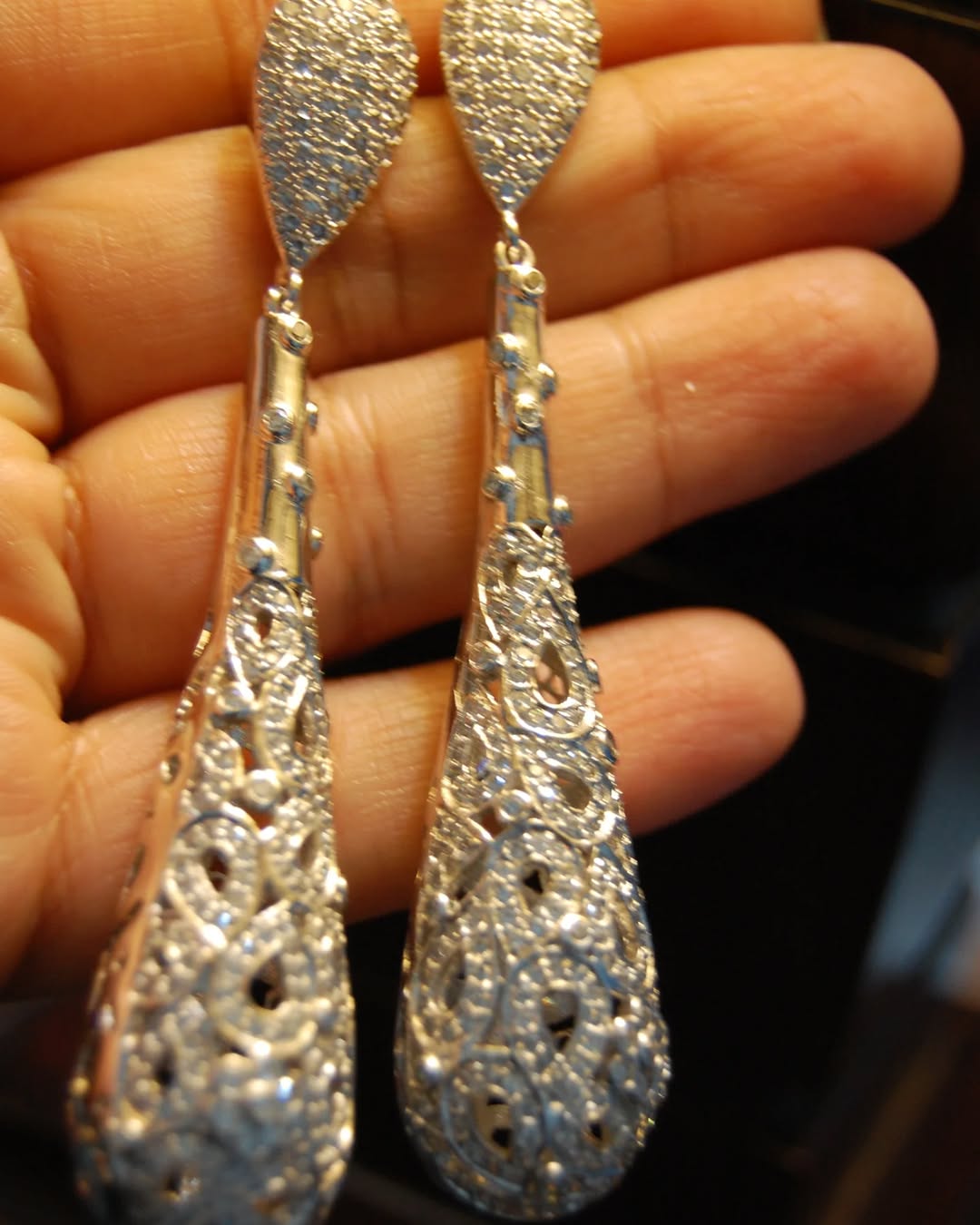 ZIRCON DROP EARRINGS