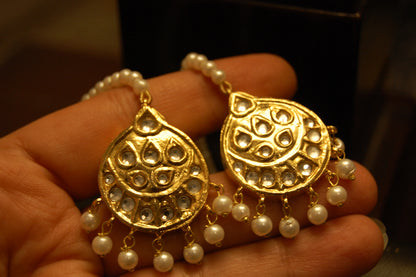 KUNDAN & PEARL EARRINGS