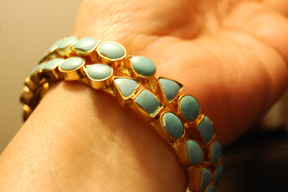 PAIR OF GORGEOUS FEROZA BANGLES
