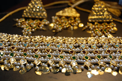 MULTI STONE CHOKER SET