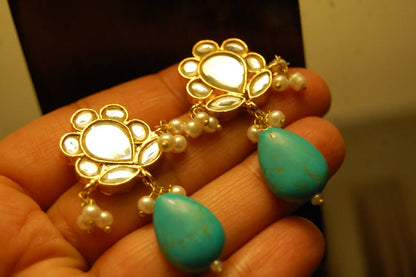 FEROZA KUNDAN EARRINGS