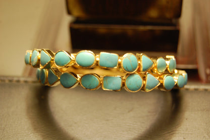 PAIR OF GORGEOUS FEROZA BANGLES