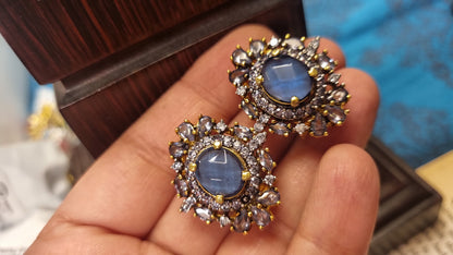 PURPLISH PLUE EARRINGS