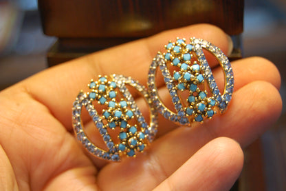 ZIRCON FEROZY EARRINGS