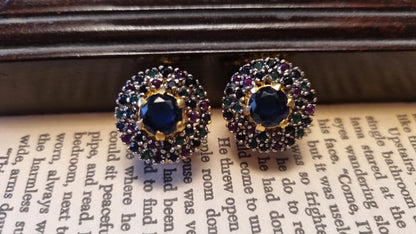 BLUE & MULTI EARRINGS