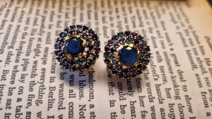 BLUE & MULTI EARRINGS