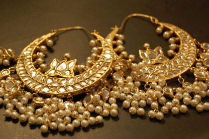 LARGE BALAS IN KUNDAN & PEARLS