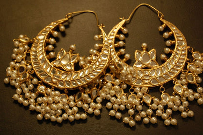 LARGE BALAS IN KUNDAN & PEARLS