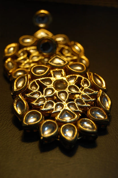 INDIAN POLKI KUNDAN EARRINGS