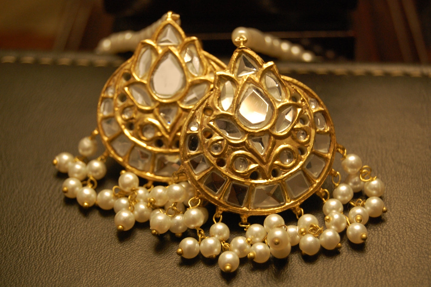 KUNDAN & PEARLS EARRINGS