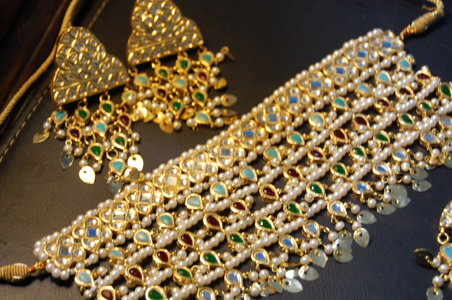 MULTI STONE CHOKER SET