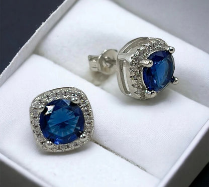 BLUE SMALL EARRINGS