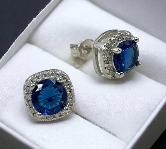 BLUE SMALL EARRINGS